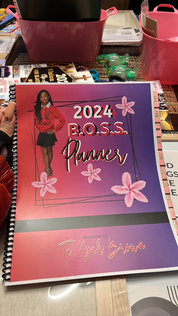 Custom B.O.S.S.  Planner/Workbook Journal